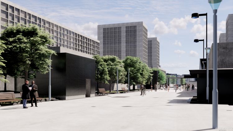 Projet ligne a Kennedy - Edicule Kennedy